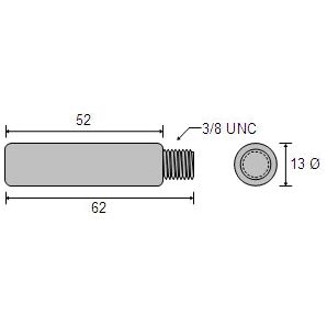 ANODE ZINC ENGINE CDZ9-035