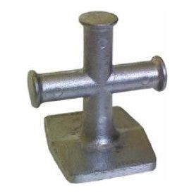 BOLLARD ALLOY CROSS 100MM