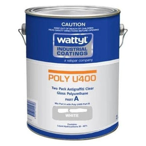 POLY U 400 WHITE/LTB 5LT KIT