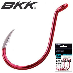 HOOK BKK OCTOPUS RED P/P 2/0