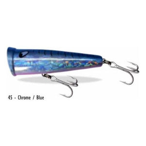 KILLALURE CONE POPPER 45 CHROME BLUE