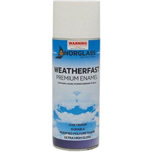 WEATHERFAST WHITE SPRAY CAN 300G 6 PACK