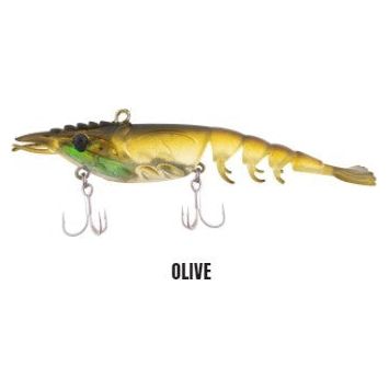 BERKLEY SHIMMA SHRIMP 120MM OLIVE